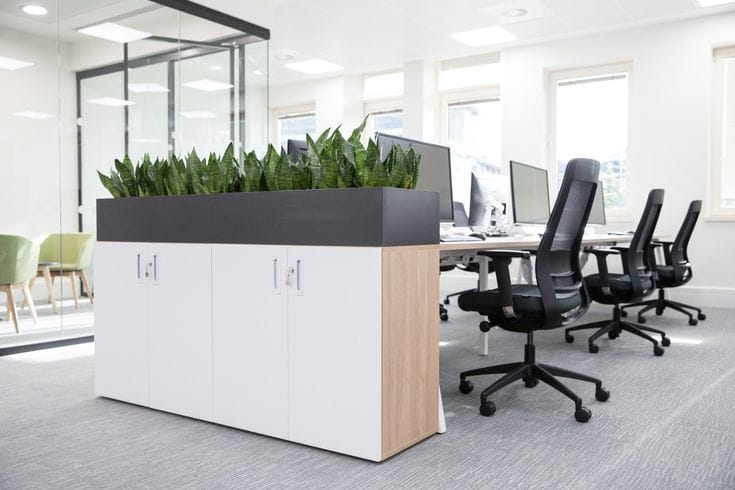 Office Planter Storage